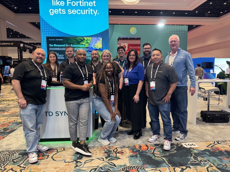TD SYNNEX North America team receives Fortinet’s U.S. Distributor of the Year for 2025 award (2/2).